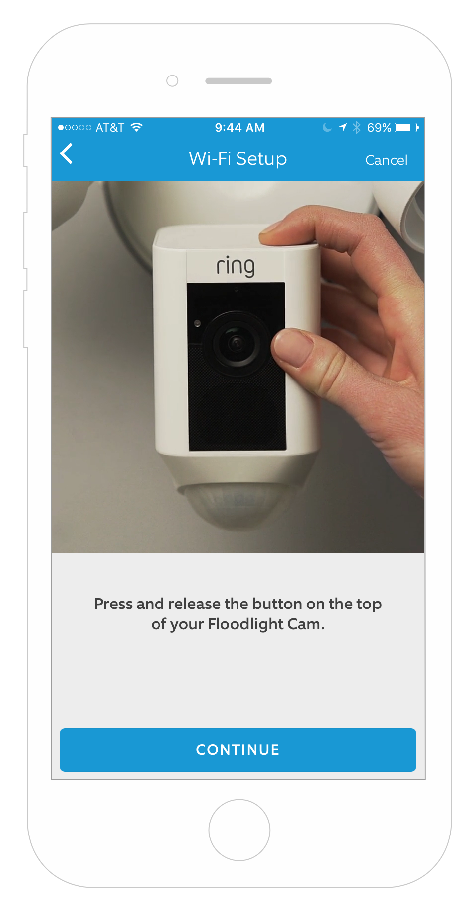 Wie ändere ich die WLAN-Einstellungen einer Ring Spotlight-Kamera?